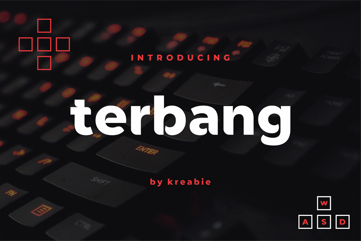 terbang font, a Symbol Font by Kreabie (Photo 1 of 7)