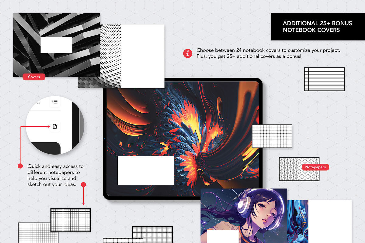 Designer+ Digital Workbook & Planner, a Presentation Template by Bichin (Photo 10 of 10)