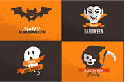 Halloween set of cards, an Illustration by Marish (Thumbnail 1 of 5)