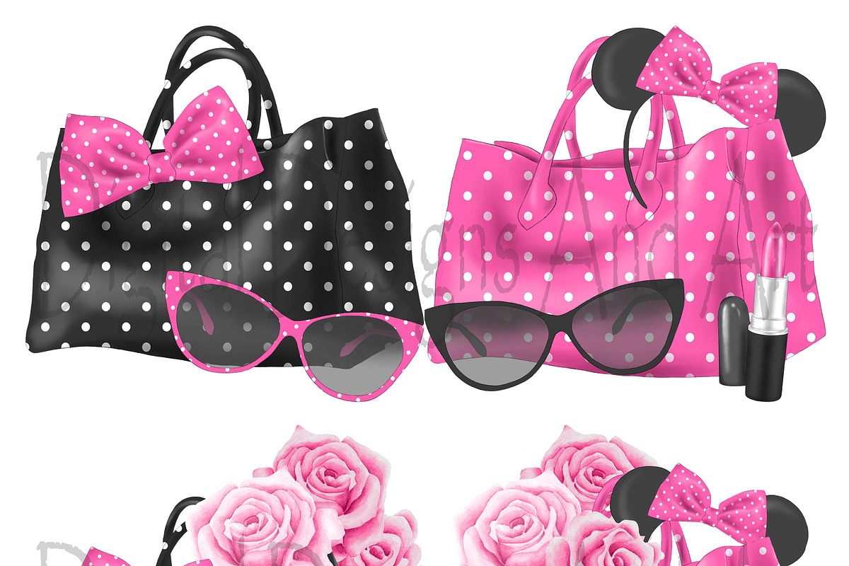 Fashion girl in pink, an Illustration by DarinaDigital (Photo 2 of 6)