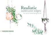Watercolor Hanging Plant Sky Garden, an Illustration by plaidGecko (Thumbnail 7 of 8)