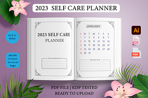 Editable Self-care Planner