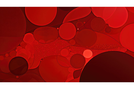 abstract red shapes background ai, an Abstract Photo by pikepicture