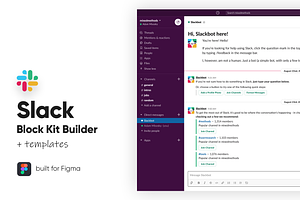 Figma Slack Block Kit Builder Plus