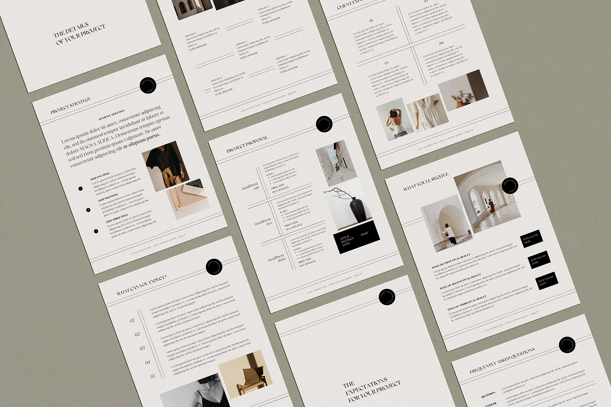 Client Welcome Packet | Onboarding, a Templates & Theme by Tiny Pine Creative (Photo 7 of 13)