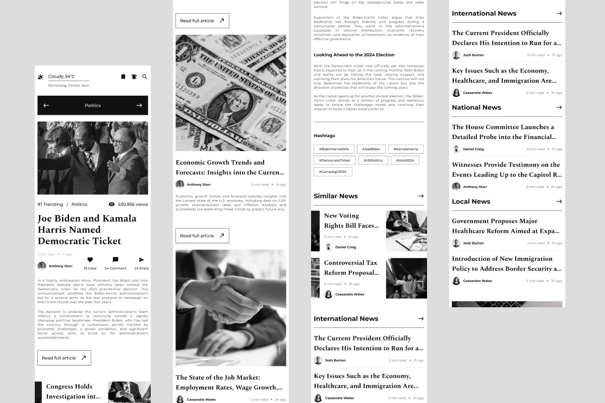 Warta - News Portal Landing Page, a Landing Page Template by twinstd (Photo 2 of 5)