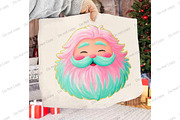 Pastel Santa PNG, an Illustration by Libby Wishes (Thumbnail 6 of 7)