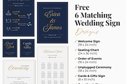 Navy Wedding Website Invitation, a Landing Page Template by Everyday Perfection (Thumbnail 7 of 10)