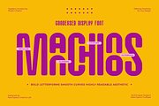 Manchinos - Condensed Rounded Font, a Sans Serif Font by roomspace creative lab (Thumbnail 1 of 12)