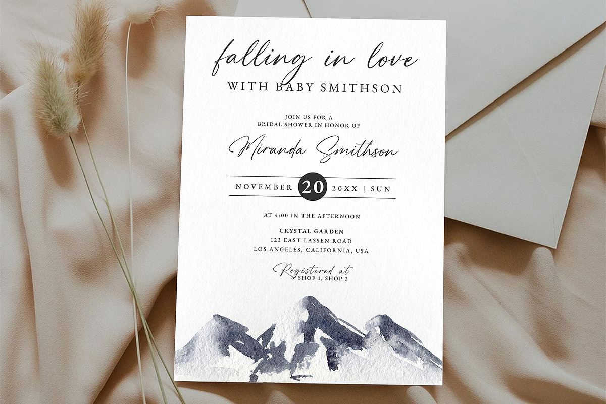 Baby Shower Template, an Invitation Template by ShineOnWedding (Photo 2 of 10)