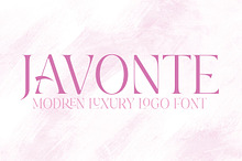 Javonte  Clean Modern Serif Typeface