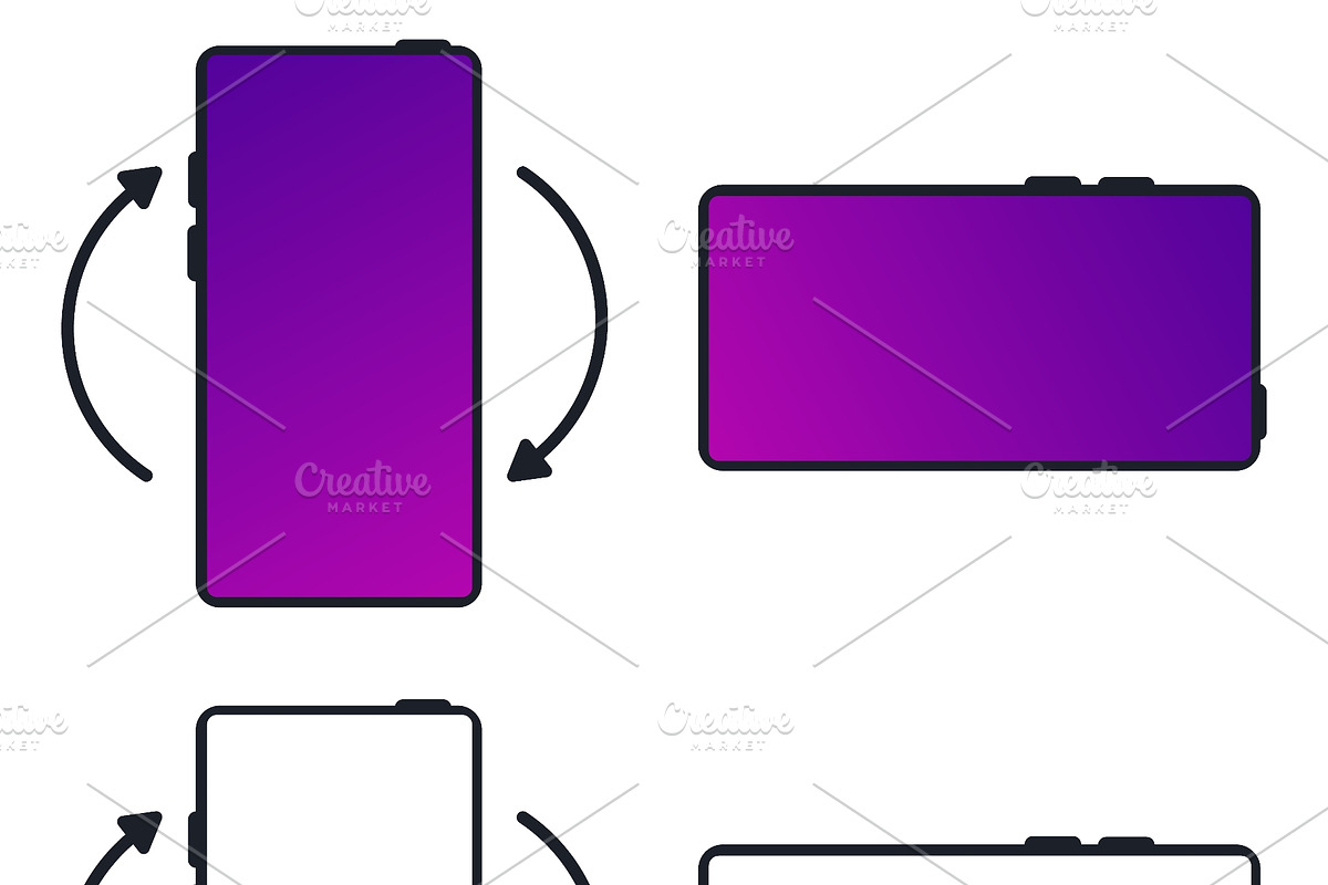Rotating mobile phone. Dialing, an Object Illustration by Vectorbuum (Photo 3 of 3)