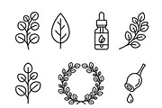 Bundles Set Floral Wedding Icons, an Outline Icon by adenpinkstore (Thumbnail 16 of 44)