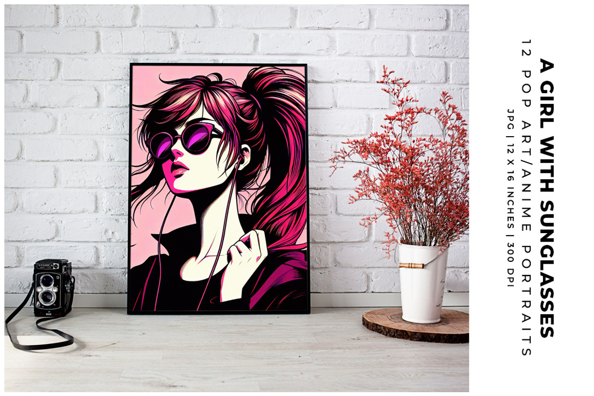 A Girl with Sunglasses, a Person Illustration by Digital Art Creations (Photo 5 of 8)