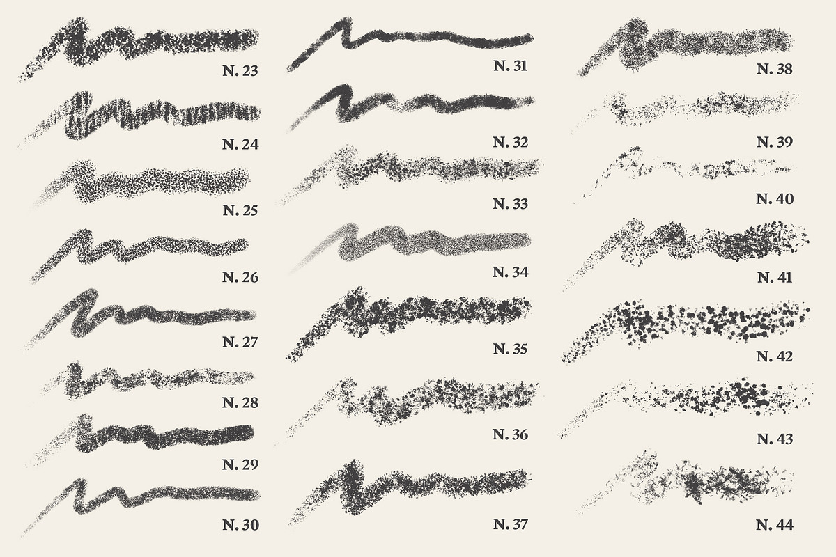 Gritcore Brushes for Procreate, a Brush Add-On by Guerillacraft (Photo 7 of 9)