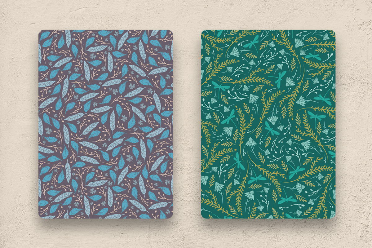Songbirds and Floral patterns, a Pattern Graphic by Piñata (Photo 7 of 8)