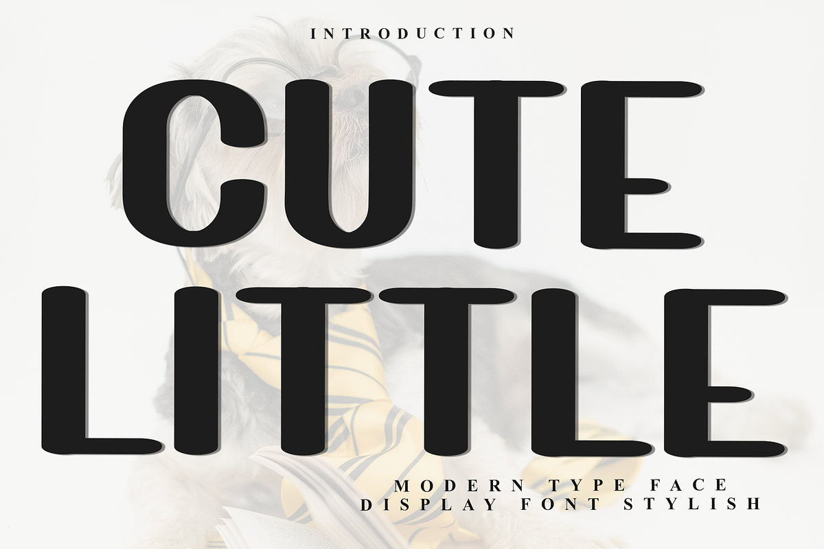 Cute Little, a Script Font by FreshTypeINK (Photo 1 of 8)
