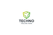 Shield Logo Techno Secure Digital, a Branding & Logo Template by Signatoro (Thumbnail 1 of 3)