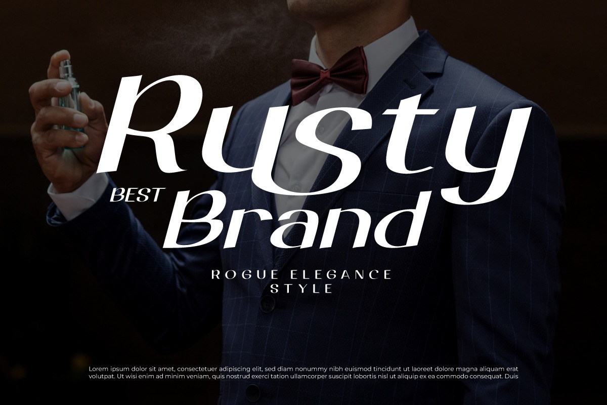 Egovu - Display Font, a Sans Serif Font by twinstd (Photo 3 of 10)