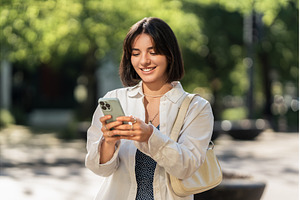 A summer day out. A smiling woman, a Person Photo by AD Stock Images