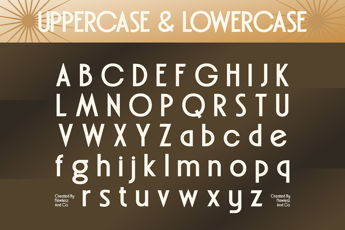 Laritza - Retro Display Font, a Font by Flawless And Co (Photo 9 of 10)