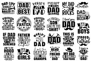 Father's Day SVG Bundle, a Graphic by Designer302 (Thumbnail 2 of 3)