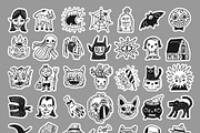 Haunted Hollow: Halloween Kit., a Seasonal Illustration by Red Monkey (Thumbnail 6 of 11)