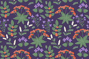 African native flowers, a Pattern Graphic by elyomys (Thumbnail 1 of 3)