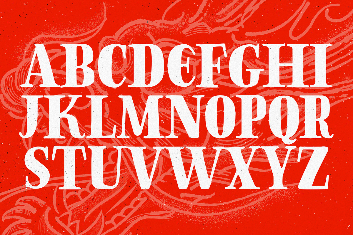 Golden Dragon - Hand-drawn Serif, a Serif Font by HipFonts (Photo 3 of 10)
