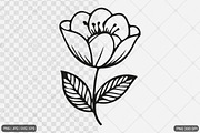 Floral Design SVG PNG Bundle, an Illustration by Actual Pixel (Thumbnail 18 of 22)