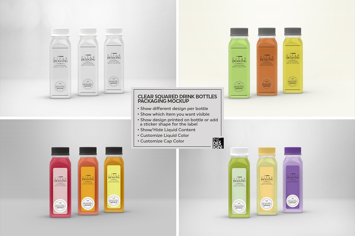 03 Clear Container Packaging Mockups, a Packaging Mockup by INCDesign (Photo 13 of 26)