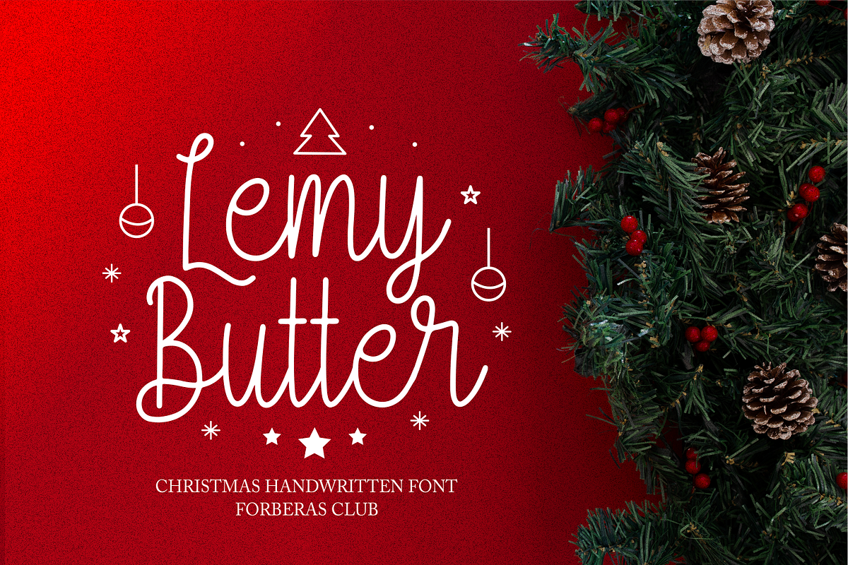 Lemy Butter | Script Handwritten, a Script Font by Forberas Club (Photo 1 of 7)