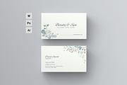 Beauty Spa Business Card, a Business Card Template by TelaTemplates (Thumbnail 1 of 7)
