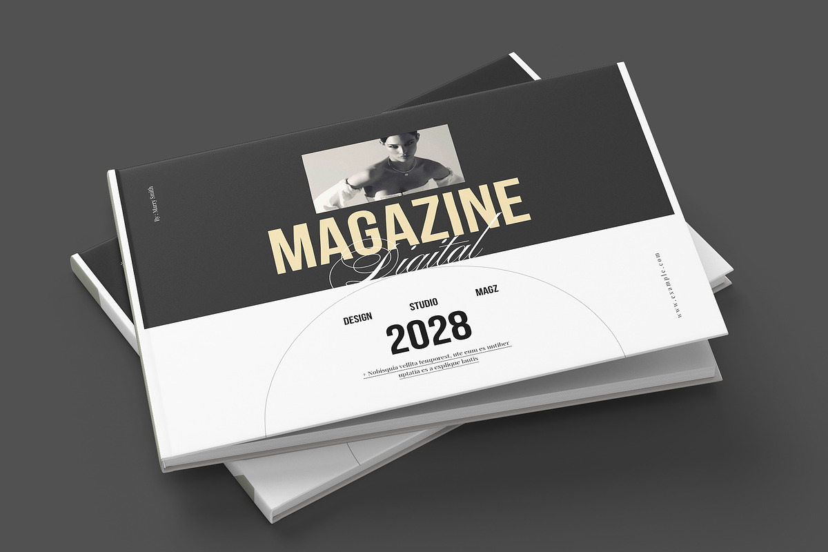 Digital Magazine Layout Landscape, a Magazine Template by NorthPeak (Photo 10 of 12)