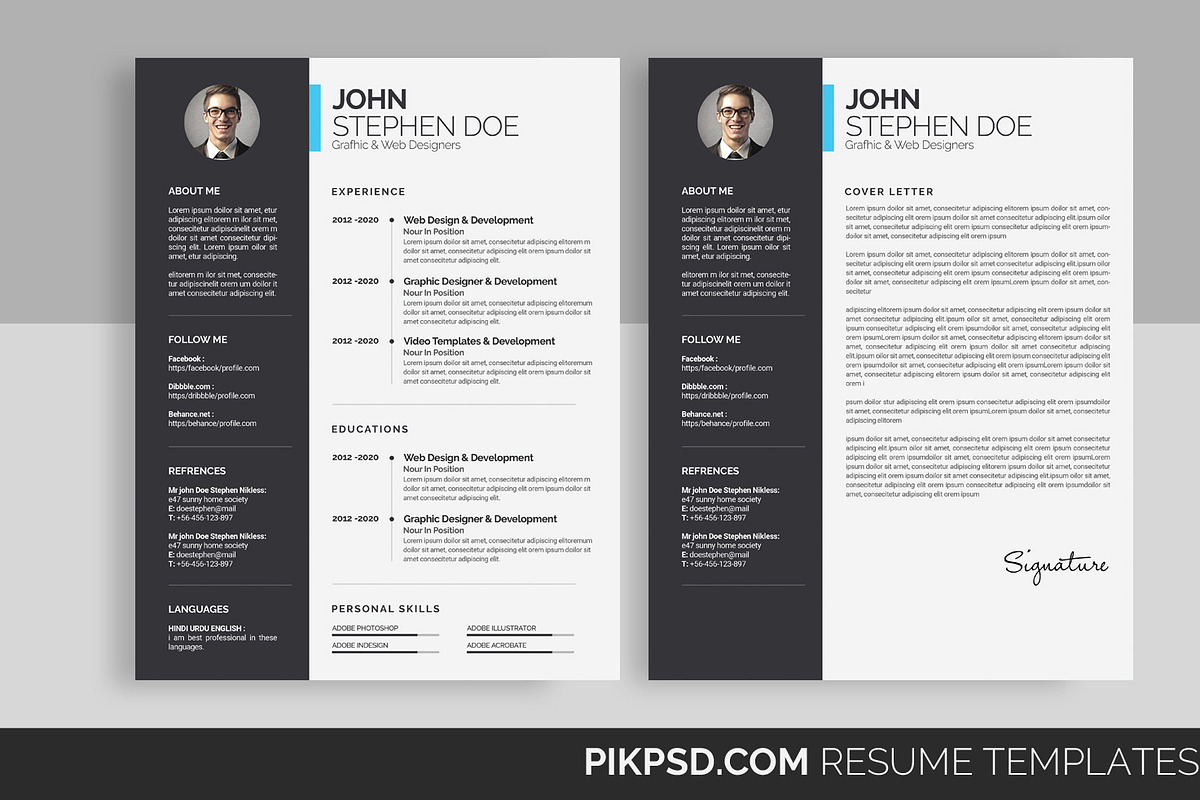 Resume/CV, a Resume Template by graphicforest (Photo 1 of 3)