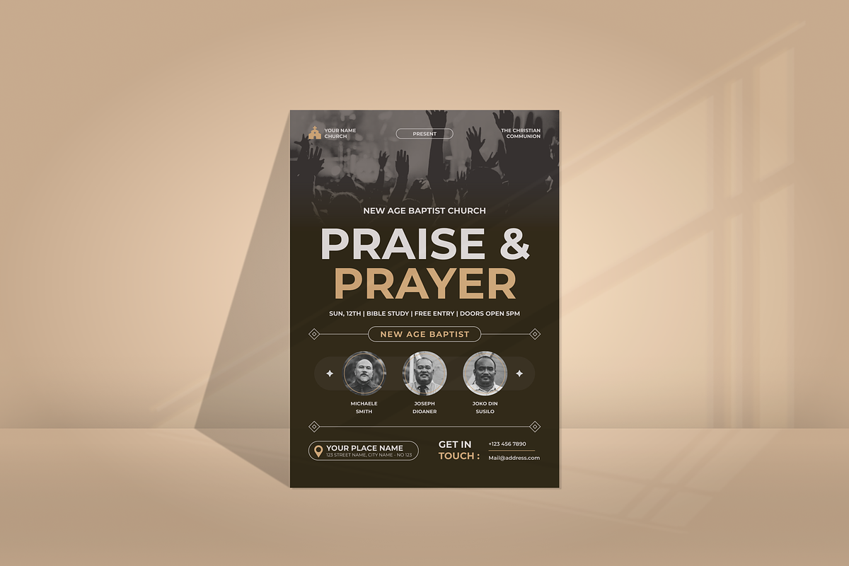 Church Conference Flyer, a Flyer Template by SquidPixey (Photo 1 of 6)