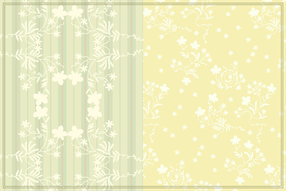Regencycore. Floral Patterns, a Pattern Graphic by NKTN (Photo 3 of 11)