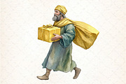 Cute Christmas Nativity Clipart Bund, an Illustration by DreamCafeArt (Thumbnail 6 of 6)