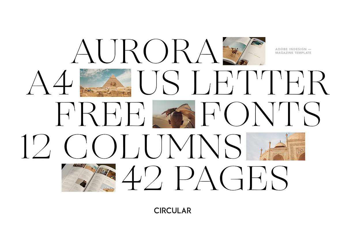 AURORA / Lifestyle Magazine Template, a Magazine Template by Circular (Photo 10 of 10)