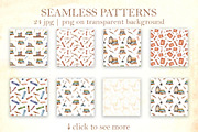 Vintage bookshelf watercolor clipart, an Education Illustration by susie-p-art (Thumbnail 11 of 13)