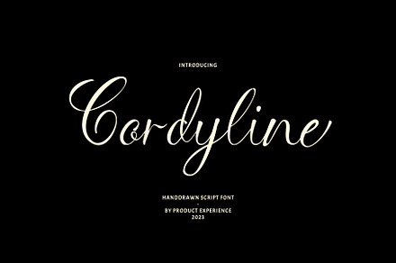 Cordyline - Handdrawn Script