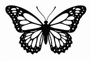 Delicate Butterfly Laser Cut Design, an Icon by hafijul (Thumbnail 4 of 13)