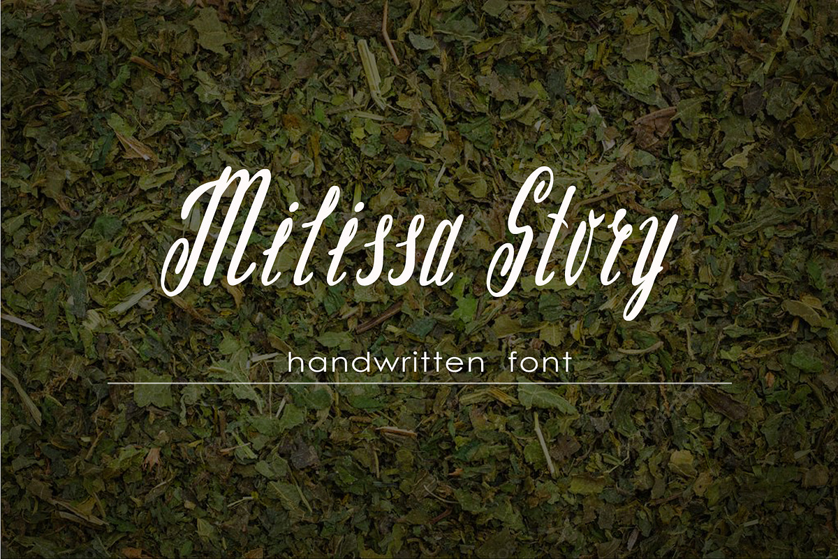 Milissa story script font