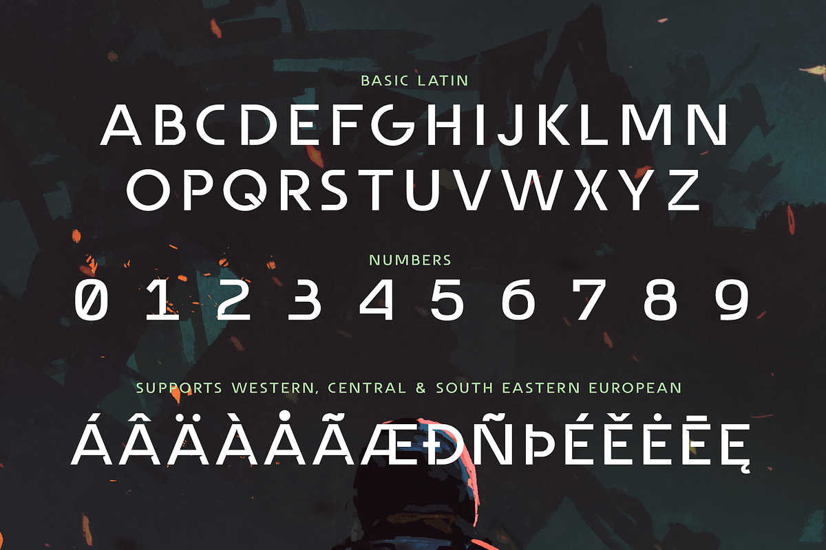 Adrasta - Sans serif typeface preview 3