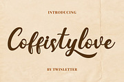 Coffistylove, a Script Font by twinstd (Thumbnail 1 of 14)