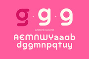 Cricon - Rounded Font, a Sans Serif Font by Matsero (Thumbnail 6 of 10)