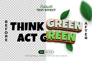 3D Nature Text Effect, a Layer Style Add-On by Mockmenot (Thumbnail 2 of 3)