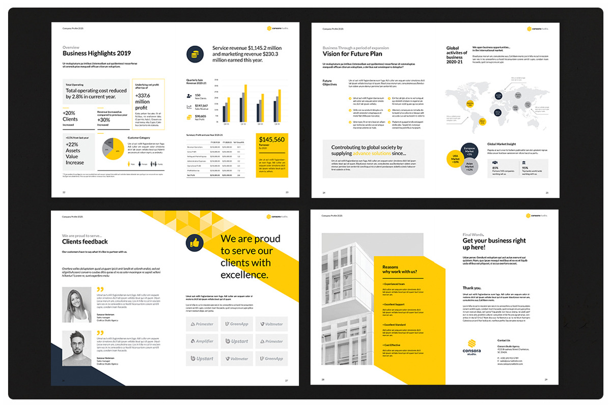 Company Profile Brochure, a Brochure Template by StudioGraficso (Photo 8 of 9)