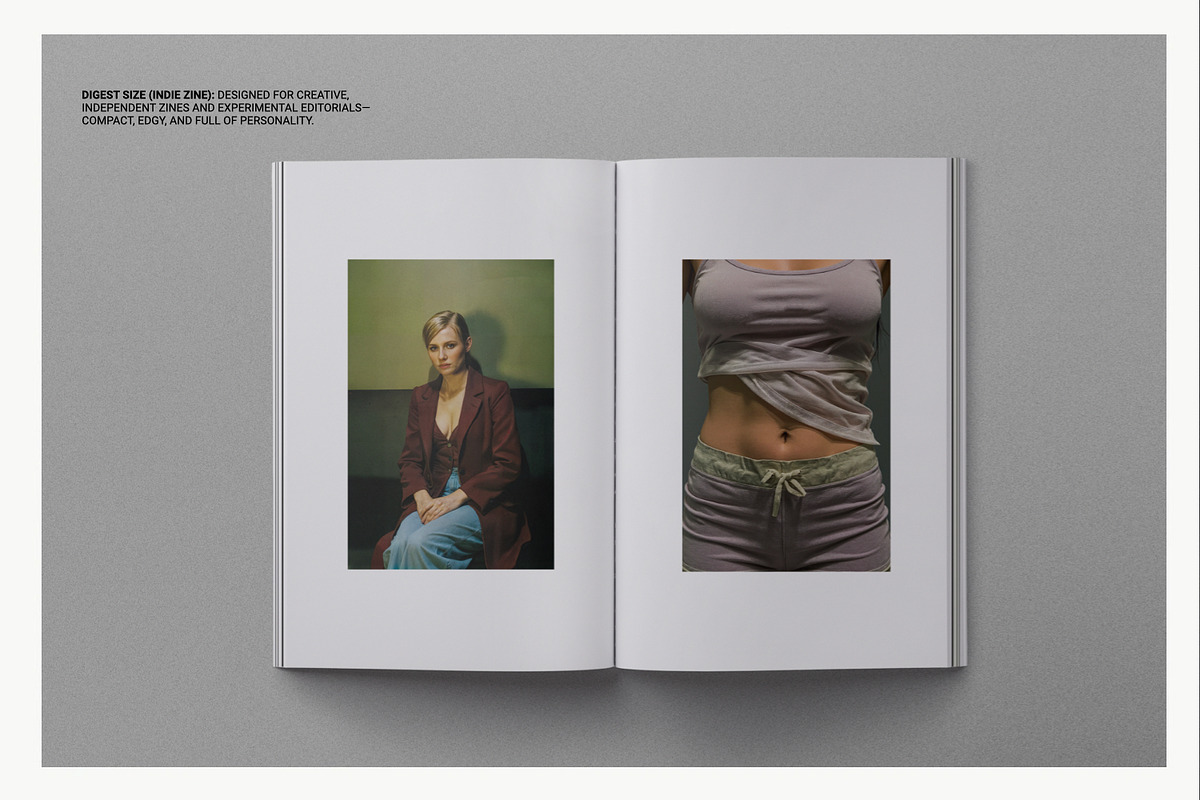 Fashion Magazine Spread, 3 Formats, a Mockup by ReAffirm (Photo 11 of 13)