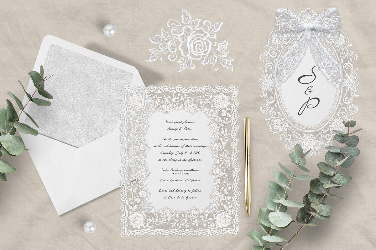 Vintage Lace Collection, an Object Graphic by NatalieArtShop (Photo 8 of 9)